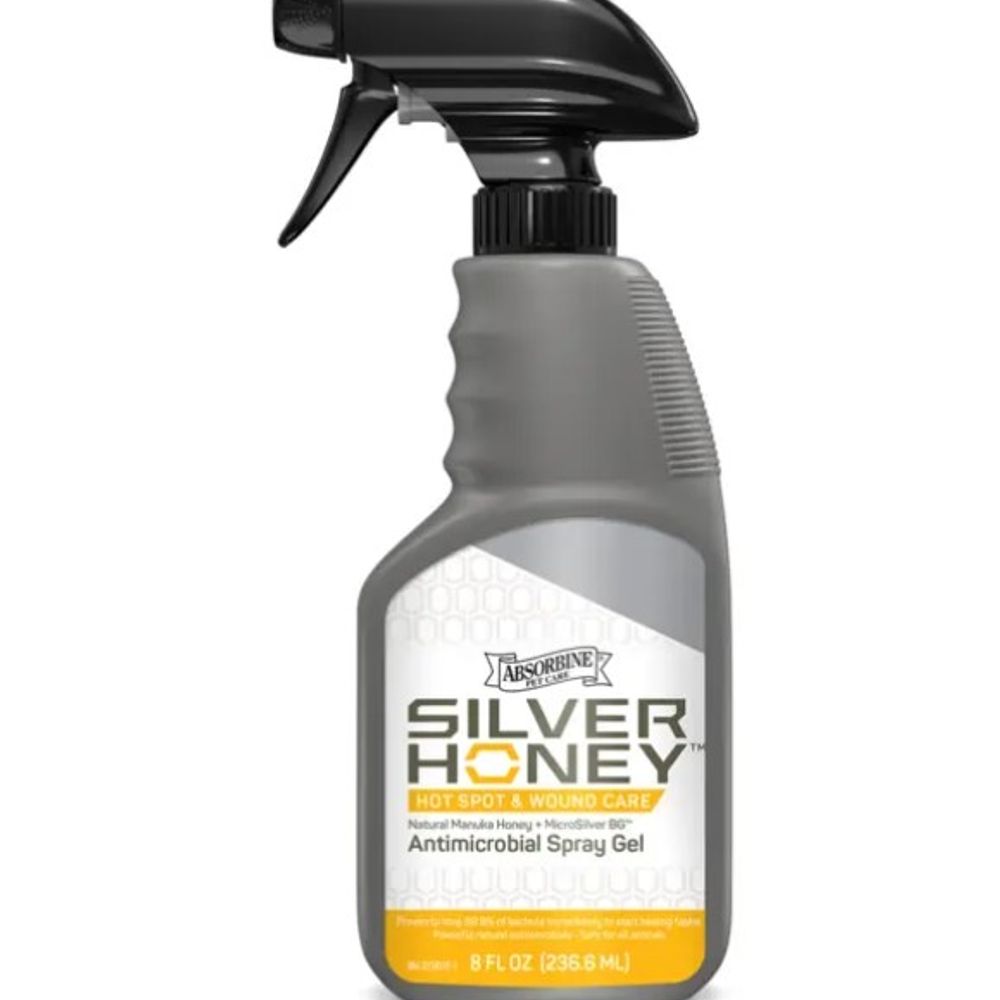 Silver Honey, Antimicrobial Hot Spot & Wound Care Spray Gel, 8 oz