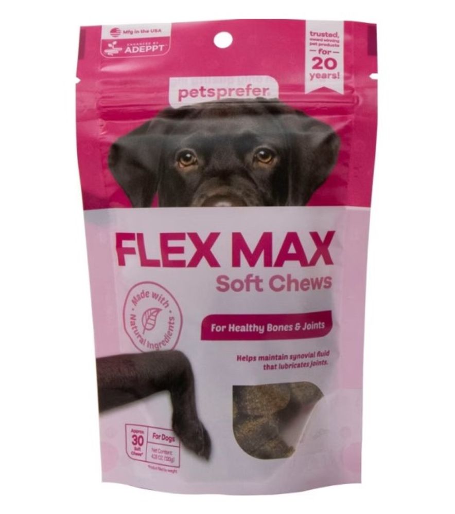 PetsPrefer,Flex Max Soft Chews For Dogs, 30 ct