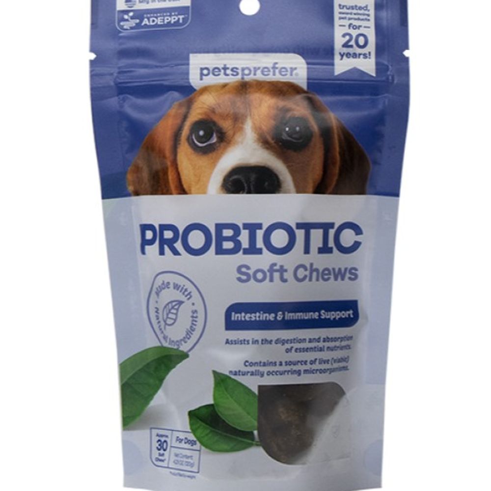 PetsPrefer, Probiotic Soft Chews For Dogs, 30 ct