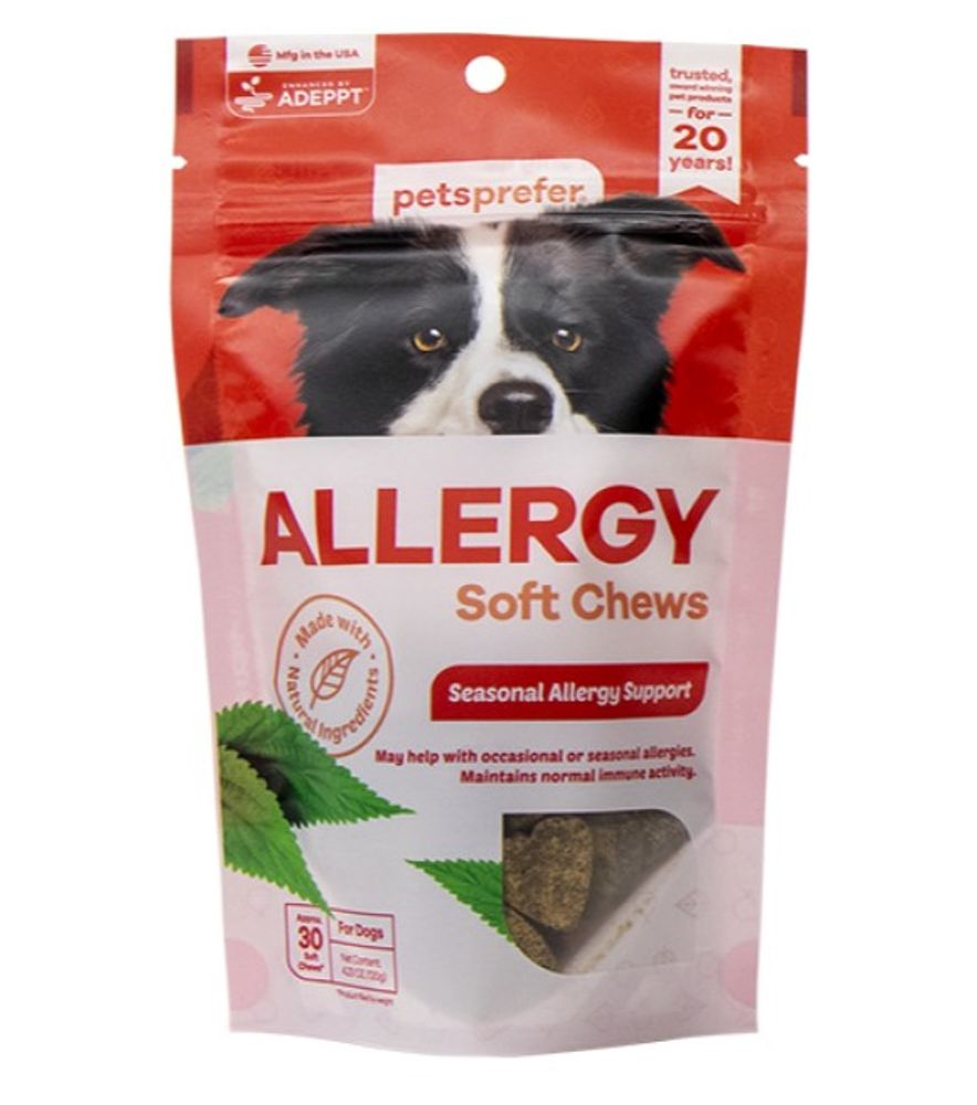 PetsPrefer, Allergy Soft Chews For Dogs, 30 ct