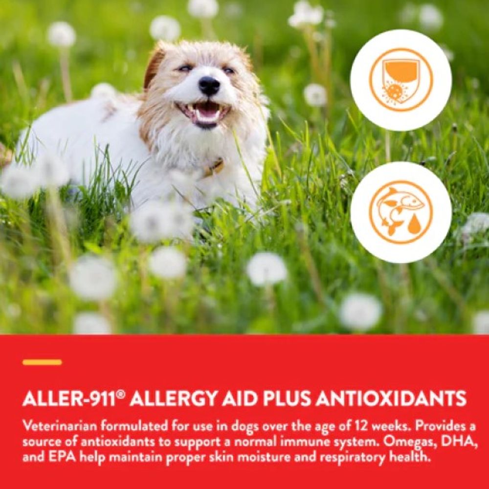 NaturVet, Aller-911 Allergy Aid Soft Chew For Dogs, 70 ct