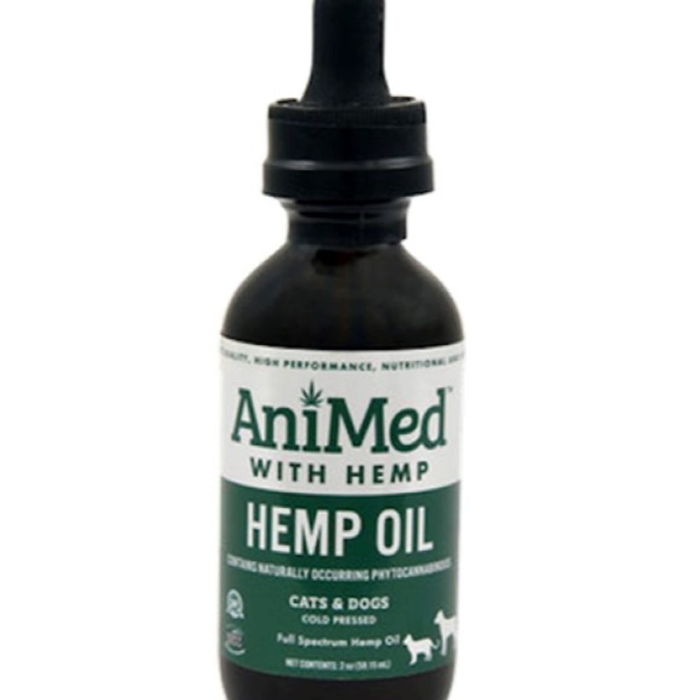 AniMed, Hemp Oil For Dogs & Cats, 7.5 oz