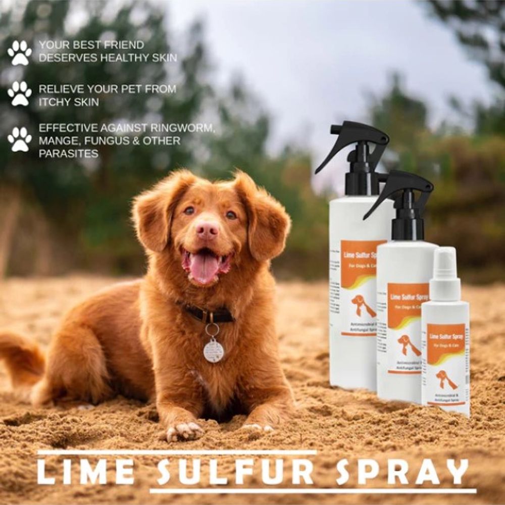 Healthy Paw Life, Lime Sulfur Pet Spray, 8 oz