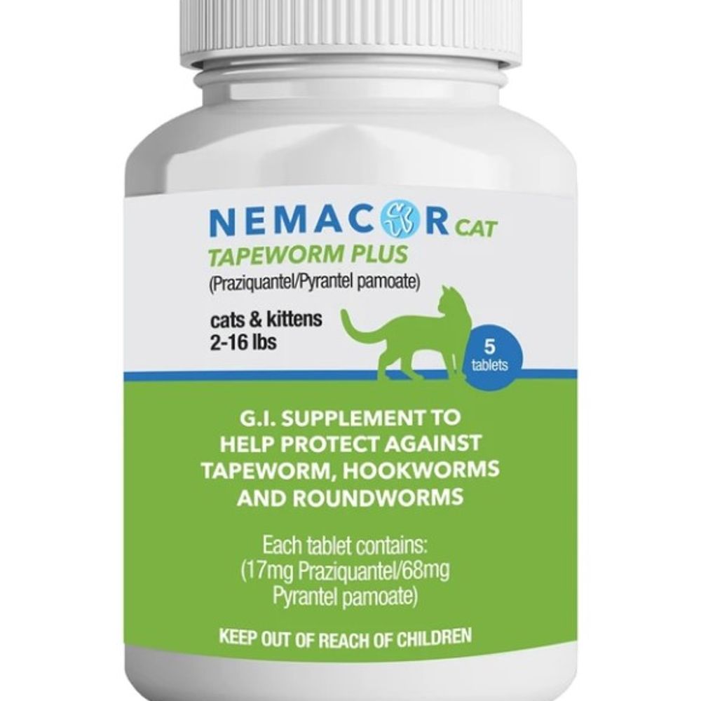 Nemacor, Cat Tapeworm Plus, 5 ct