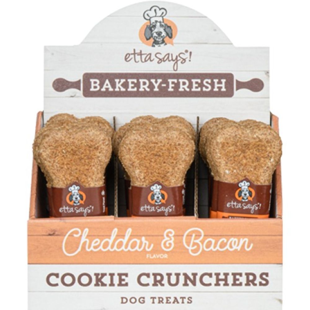 Etta Says!, Cheddar & Bacon Cookie Crunchers Dog Treat