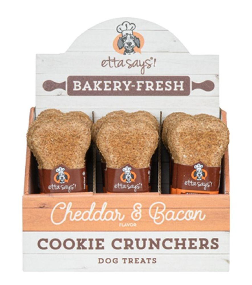 Etta Says!, Cheddar & Bacon Cookie Crunchers Dog Treat