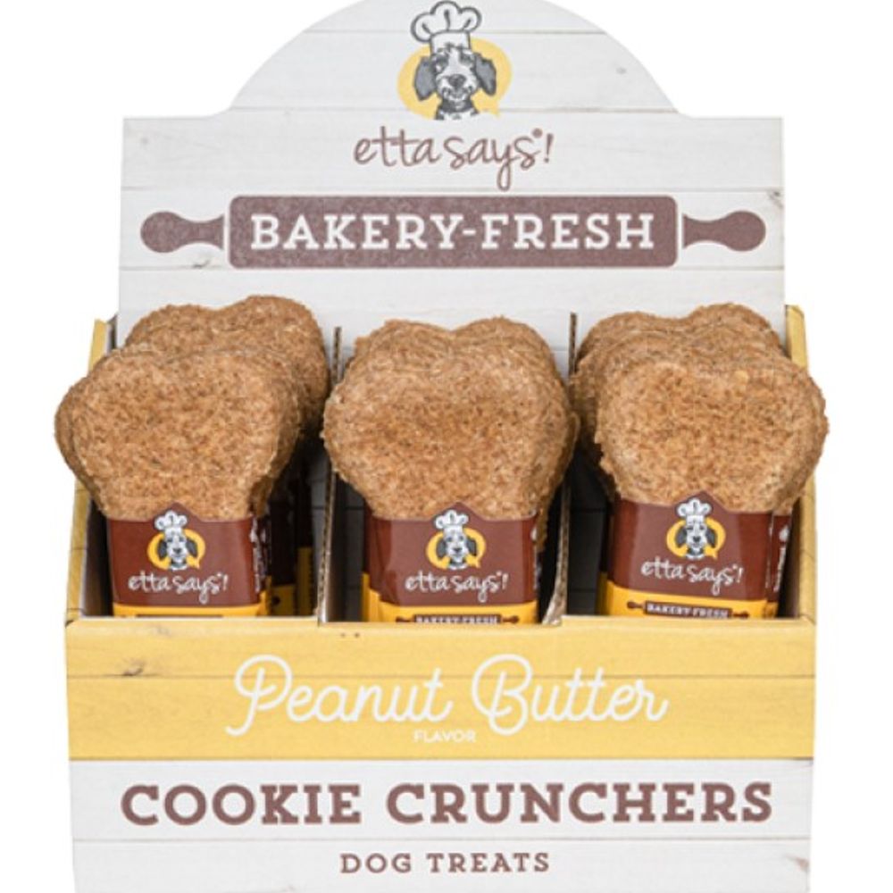 Etta Says!, Peanut Butter Cookie Crunchers Dog Treat