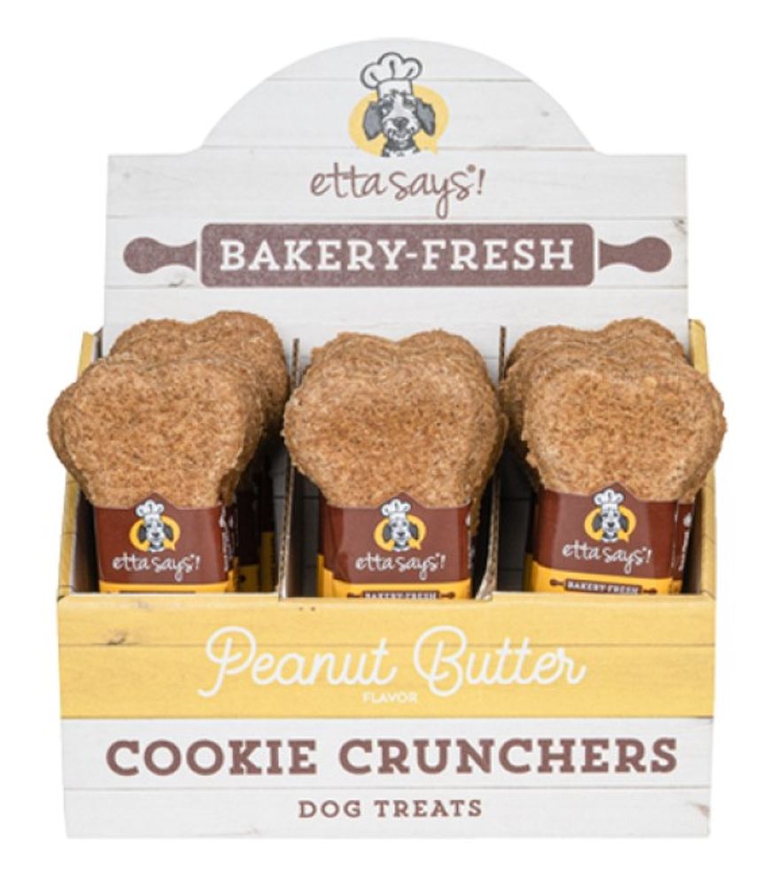 Etta Says!, Peanut Butter Cookie Crunchers Dog Treat