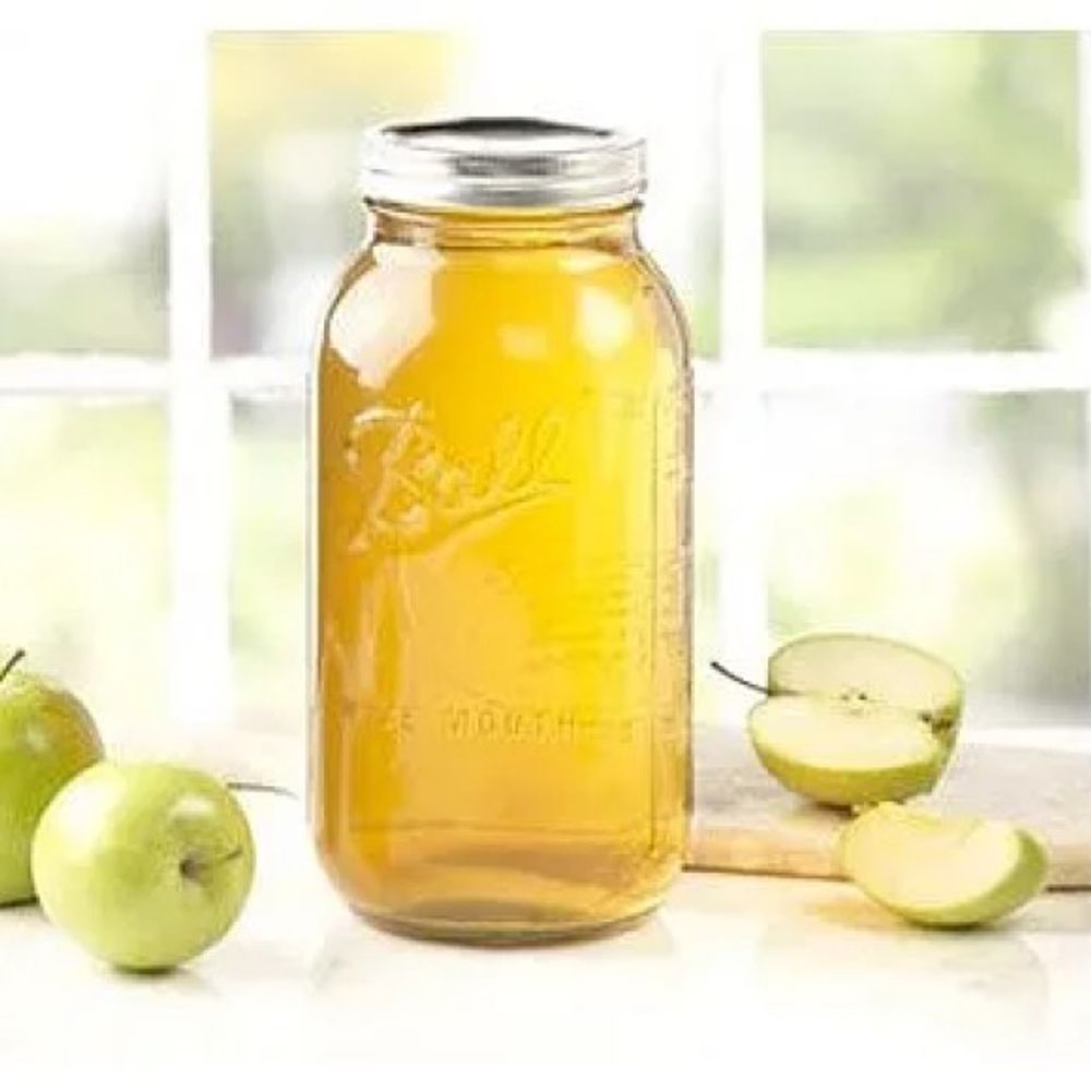 Ball, 1/2 Gal Wide-Mouth Canning Jars with 2 Piece Closures, 6 pk