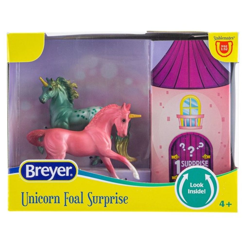 Breyer, Mystery Unicorn Foal Surprise B Toy, 3 pc