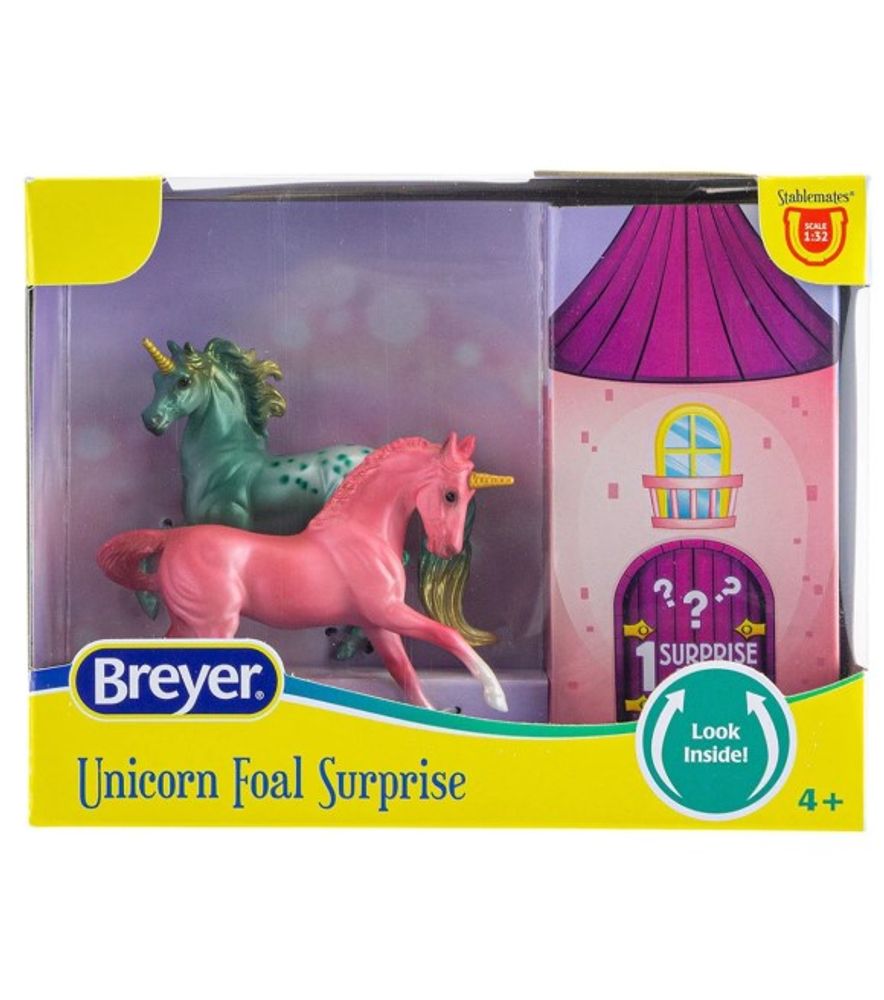 Breyer, Mystery Unicorn Foal Surprise B Toy, 3 pc