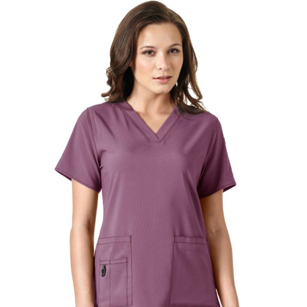 Carhartt, Ladies Amethyst Force Cross-Flex V-Neck Scrub Top