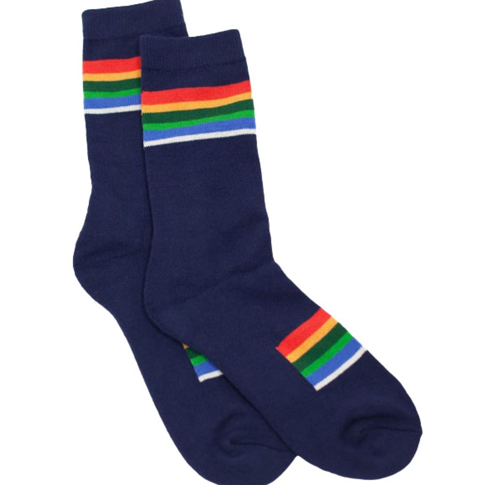 Pendleton, Unisex Navy Crater Lake National Park Stripe Crew Socks 