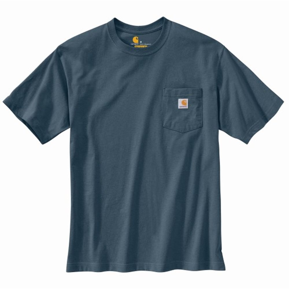Carhartt, Men's Bluestone Loose Fit Heavyweight Short Sleeve Pocket T-Shirt, K87