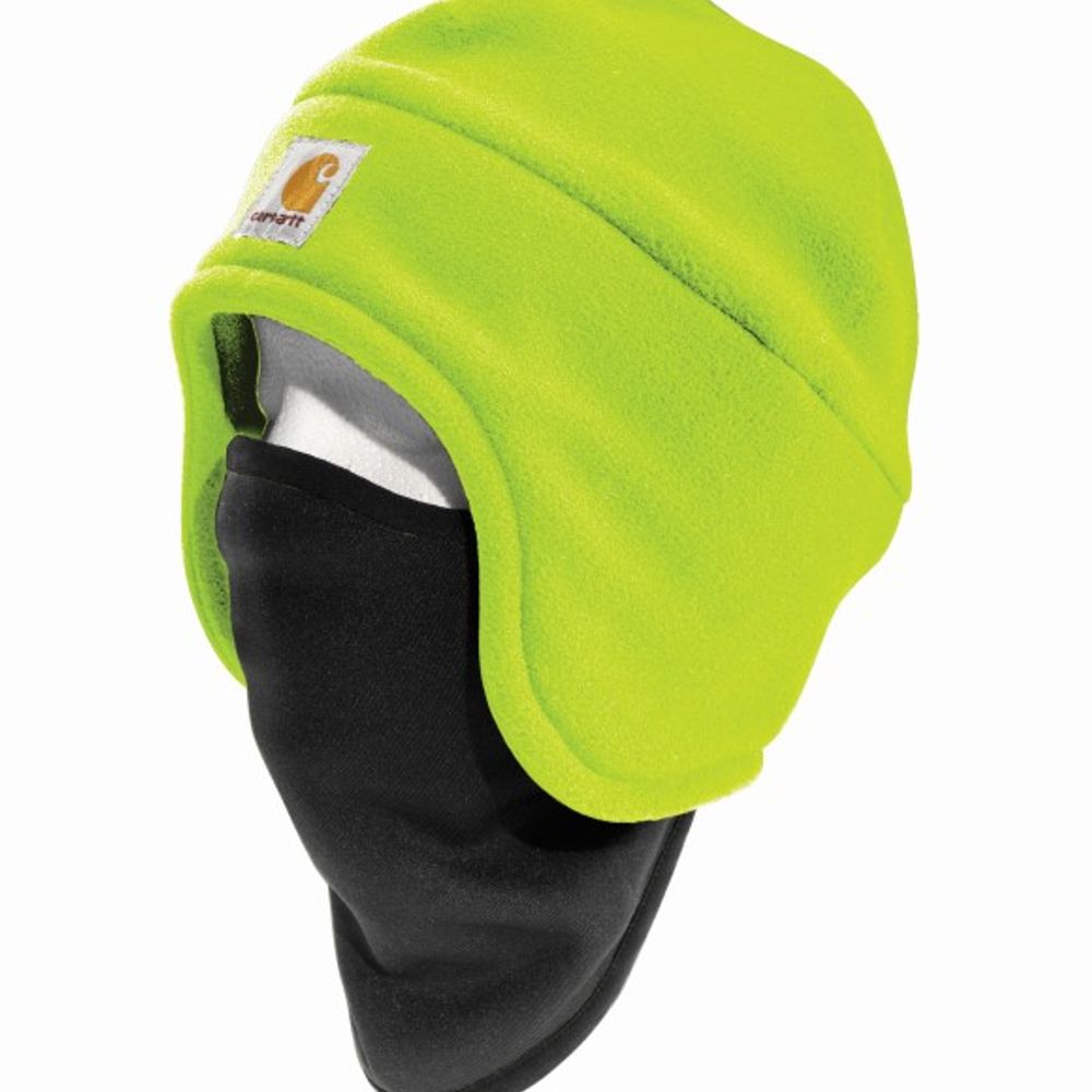 Carhartt, Men's Brite Lime Fleece 2-in-1 Headwear