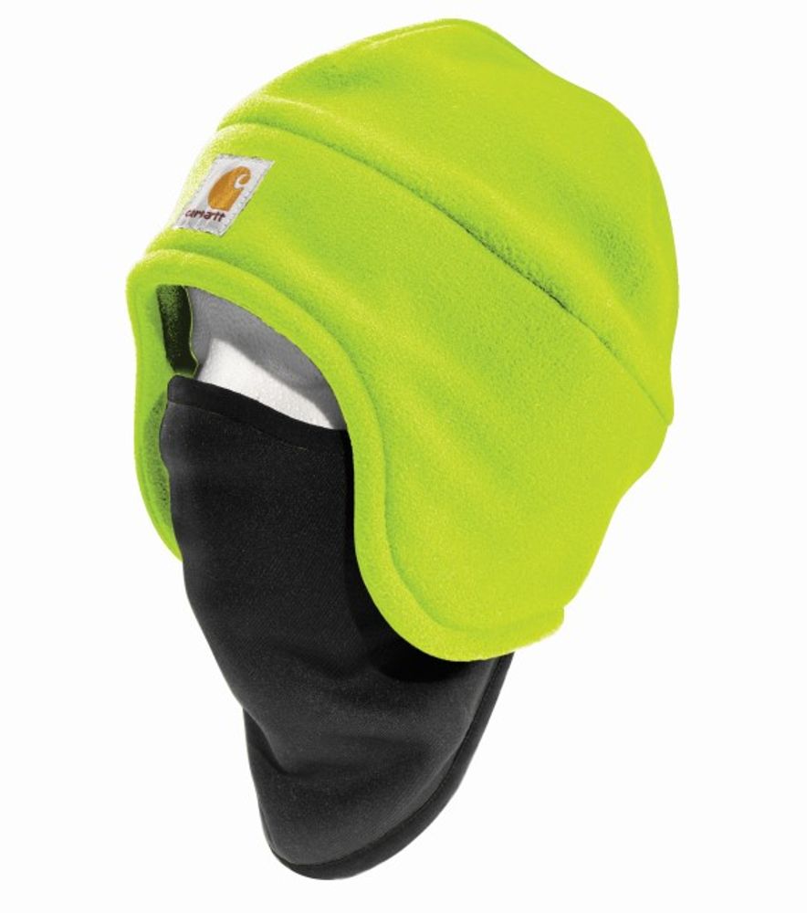 Carhartt, Men's Brite Lime Fleece 2-in-1 Headwear