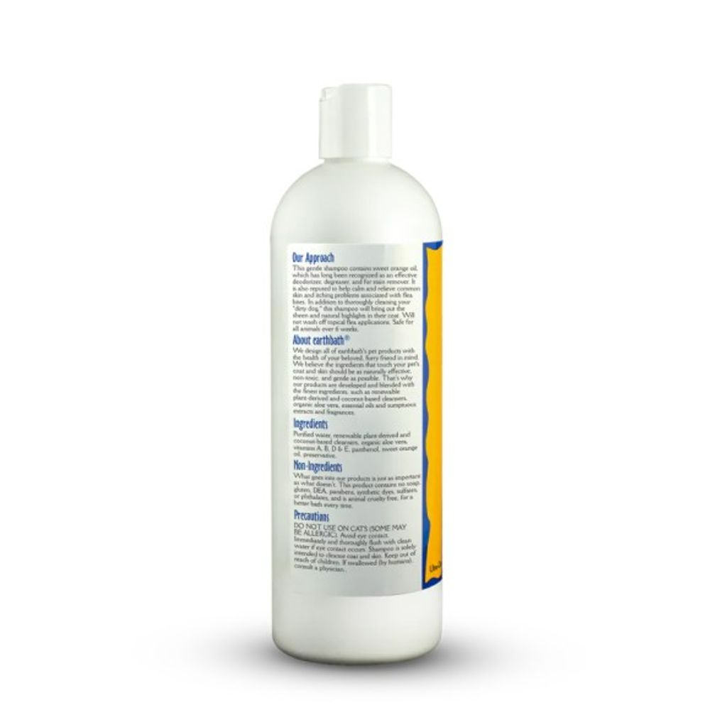 Earthbath, Sweet Orange Oil Dirty Dog Shampoo, 16 oz