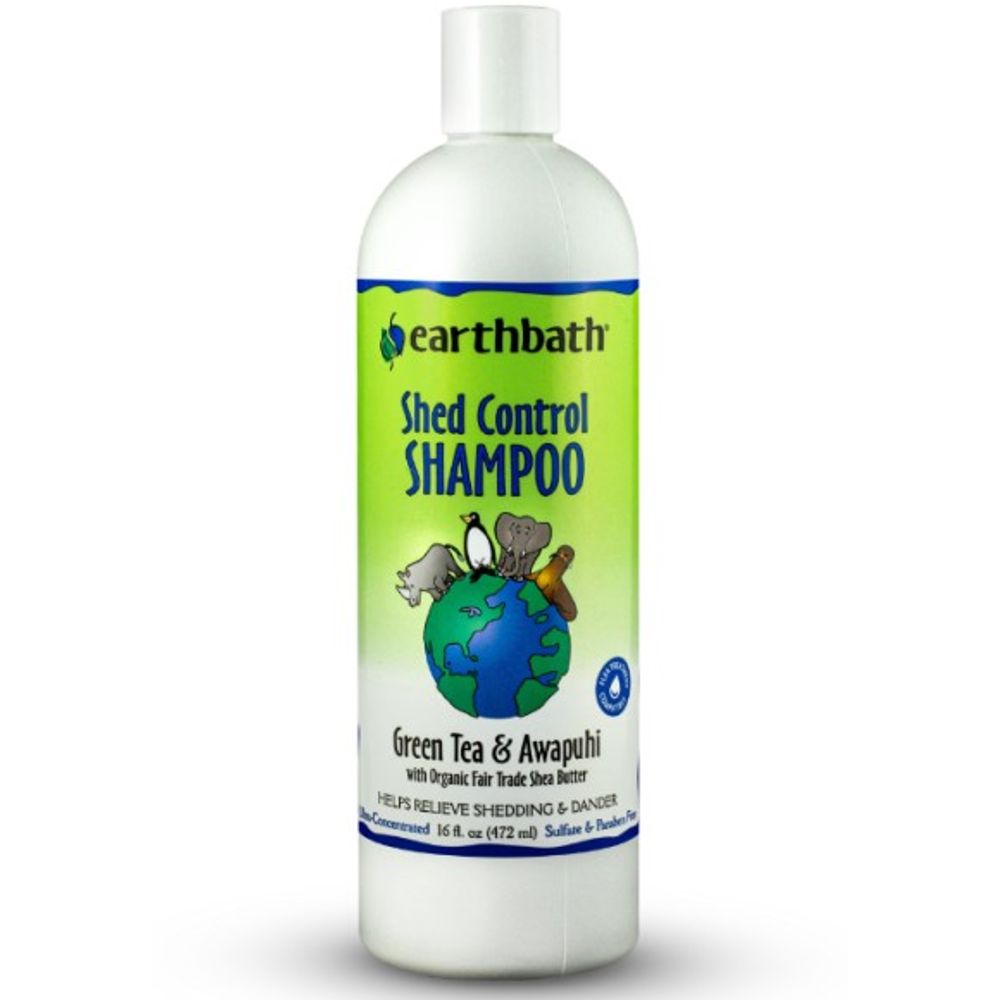 Earthbath, Green Tea & Awapuhi Shed Control Pet Shampoo, 16 oz