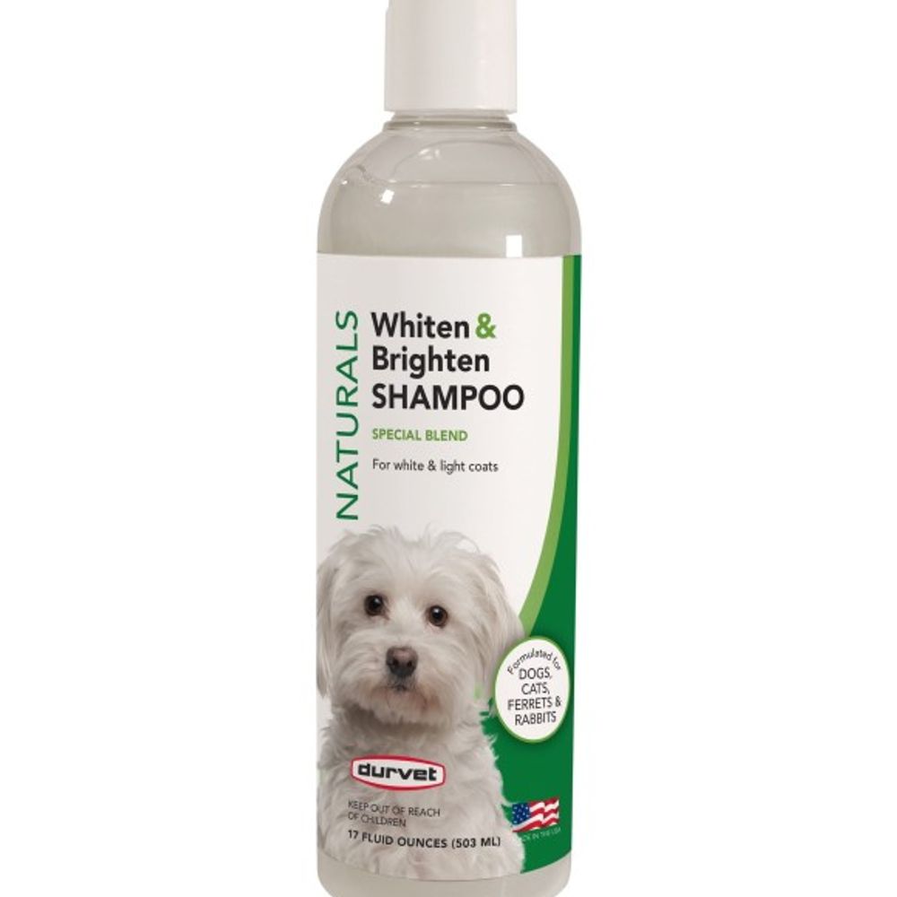 Durvet, Naturals Whiten & Brighten Pet Shampoo, 17 oz