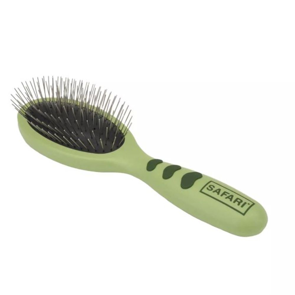 Safari, Wire Pin Dog Brush With Plastic Handle