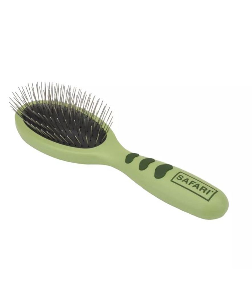 Safari, Wire Pin Dog Brush With Plastic Handle