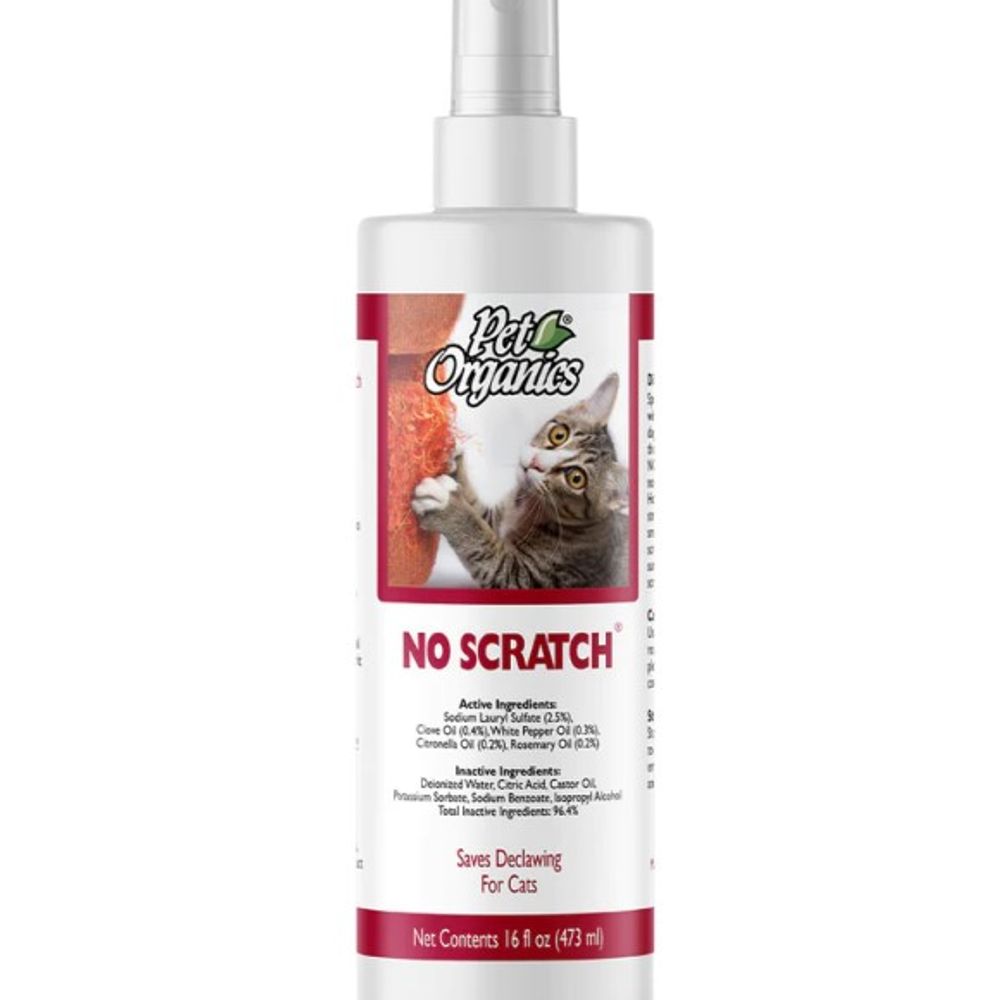 Naturvet, Pet Organics No Scratch Spray, 16 oz
