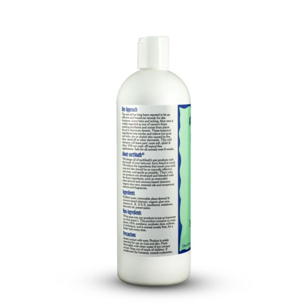 Earthbath, Tea Tree Oil & Aloe Vera Hot Spot Relief Pet Shampoo, 16 oz