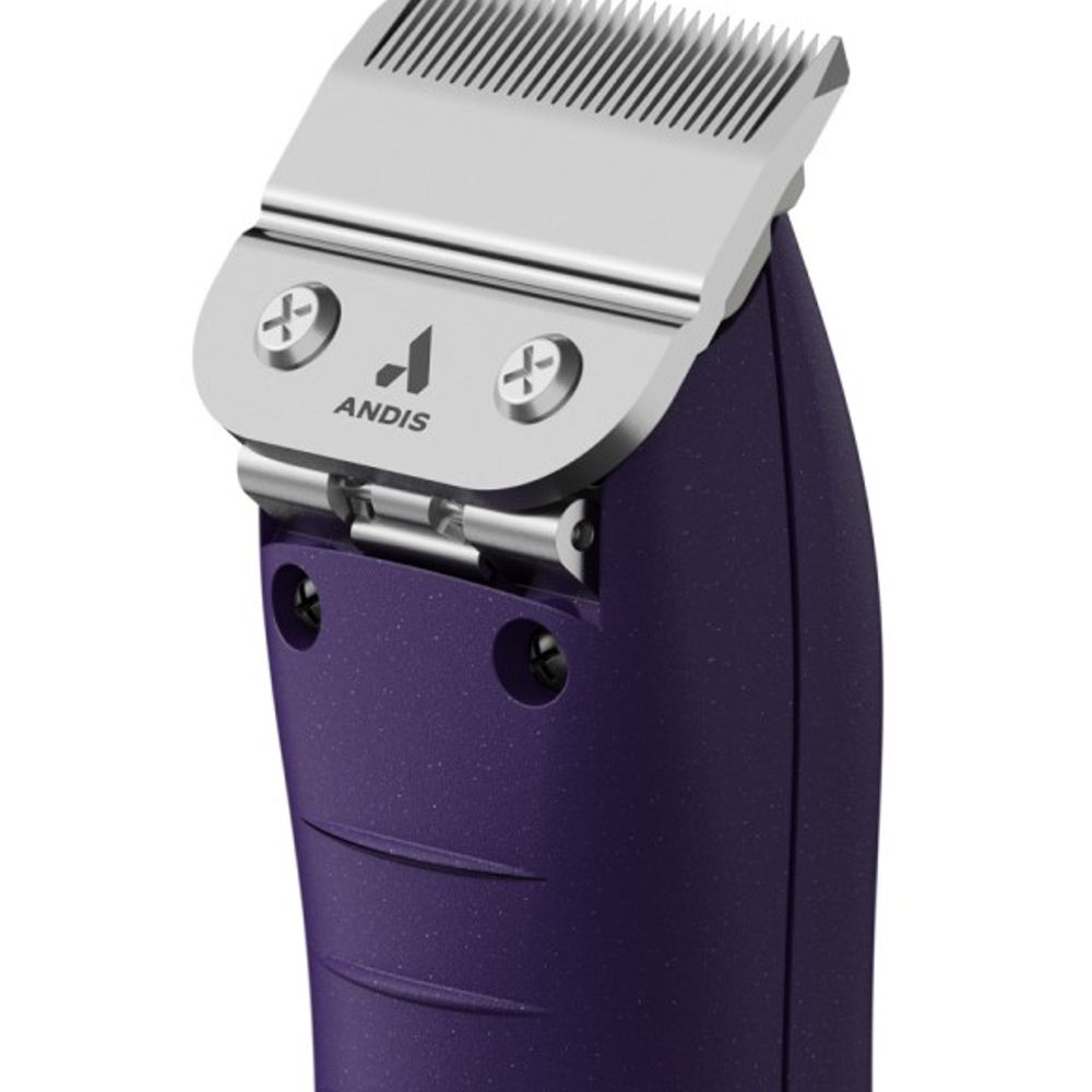 Andis, Purple Pro-Animal Detachable Blade Clipper Kit 