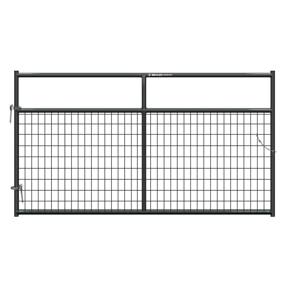 Behlen, 8' Gray Frontier Square Corner Gate