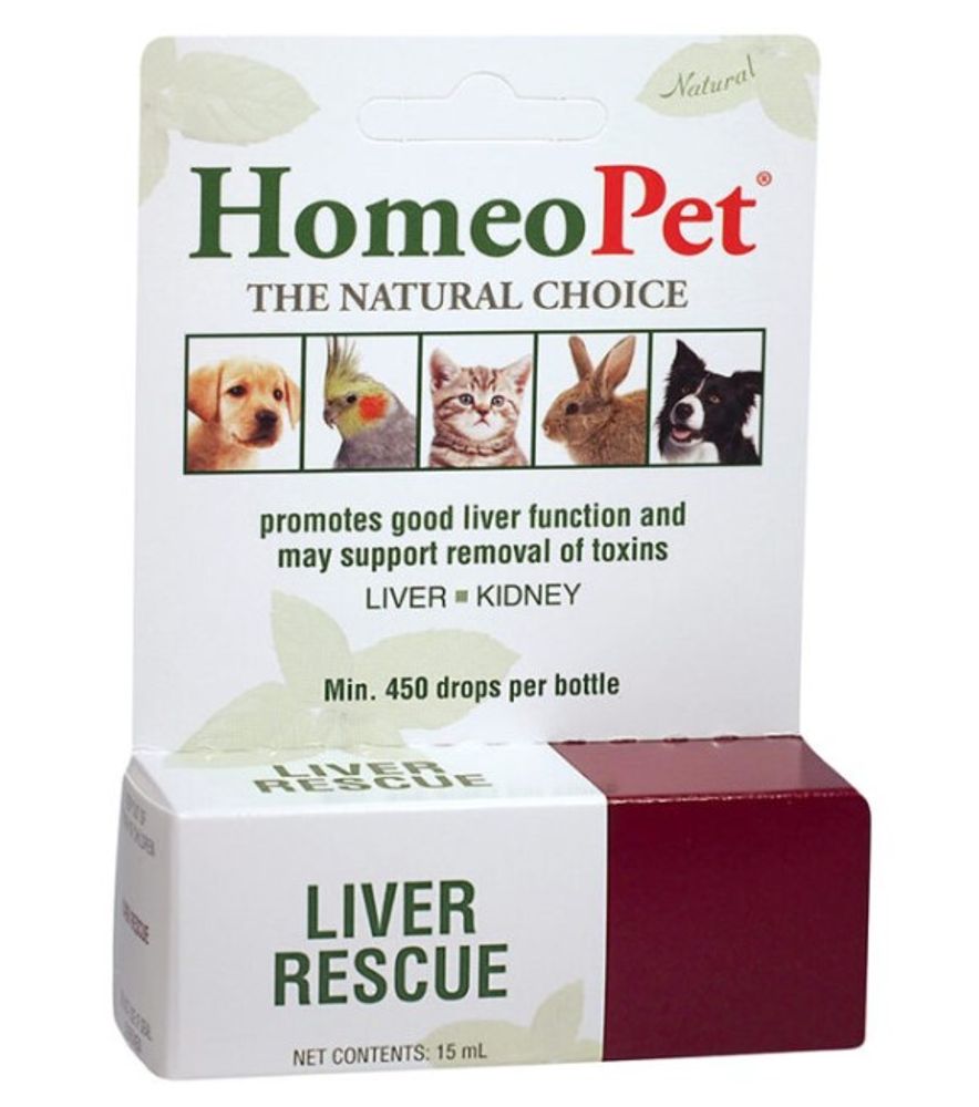 Homeopet, Liver Rescue, 15 ml