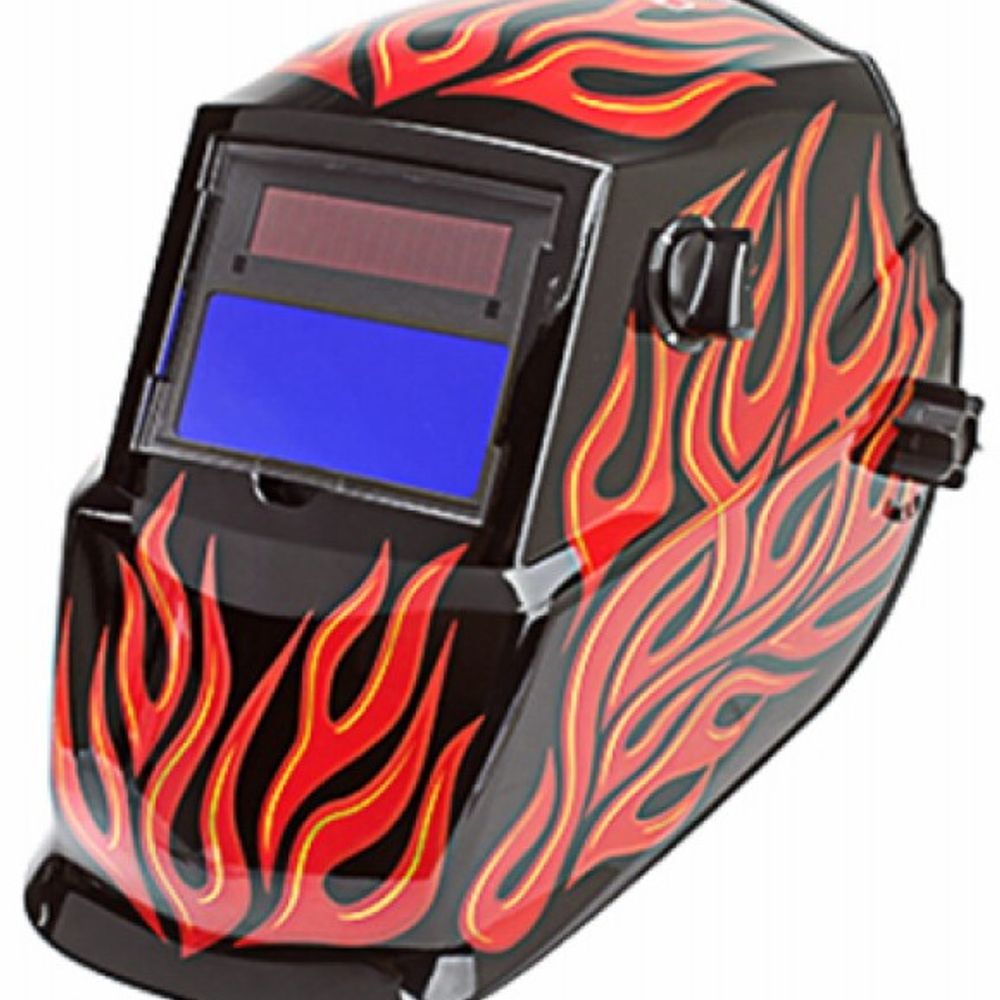 Lincoln Electric, Light Weight Red Steel Auto Darkening Welding Helmet