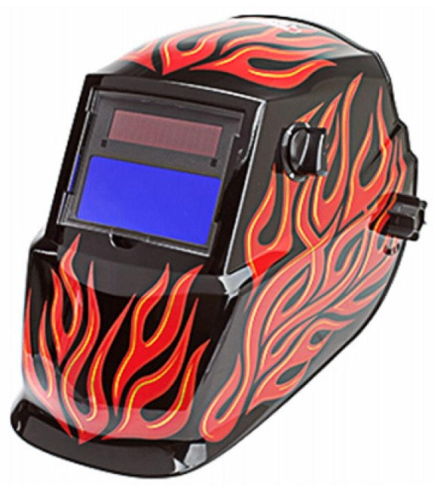 Lincoln Electric, Light Weight Red Steel Auto Darkening Welding Helmet