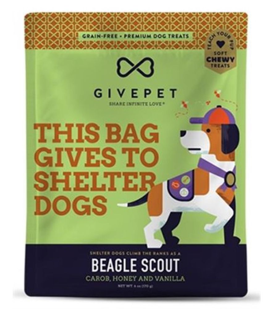 GIVEPET, Beagle Scout Dog Treats, 6 oz