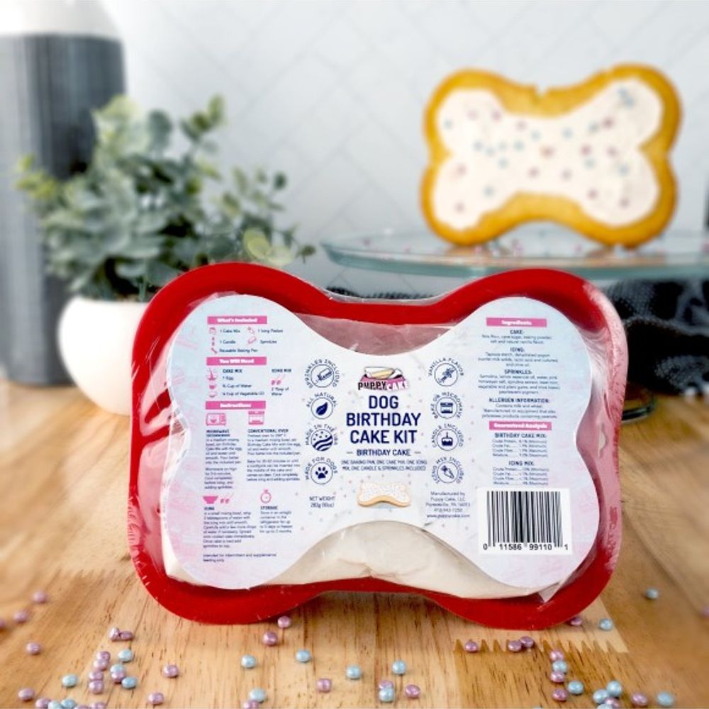 Puppy Cake, Birthday Cake Flavor Dog Birthday Cake Kit