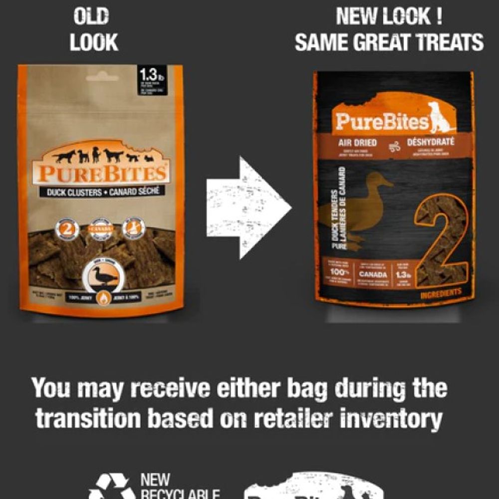 PureBites, Duck Air Dried Dog Treats, 5.5 oz