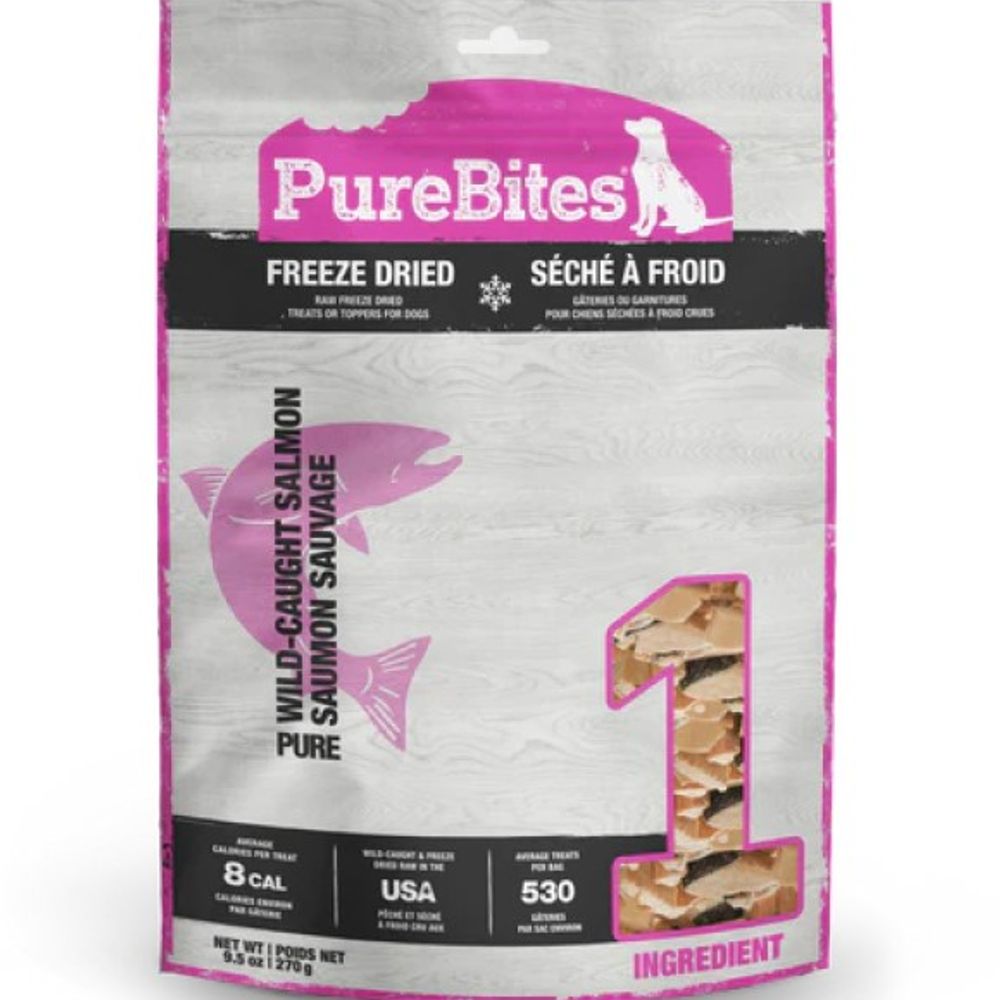 PureBites, Salmon Freeze Dried Dog Treats, 9.5 oz