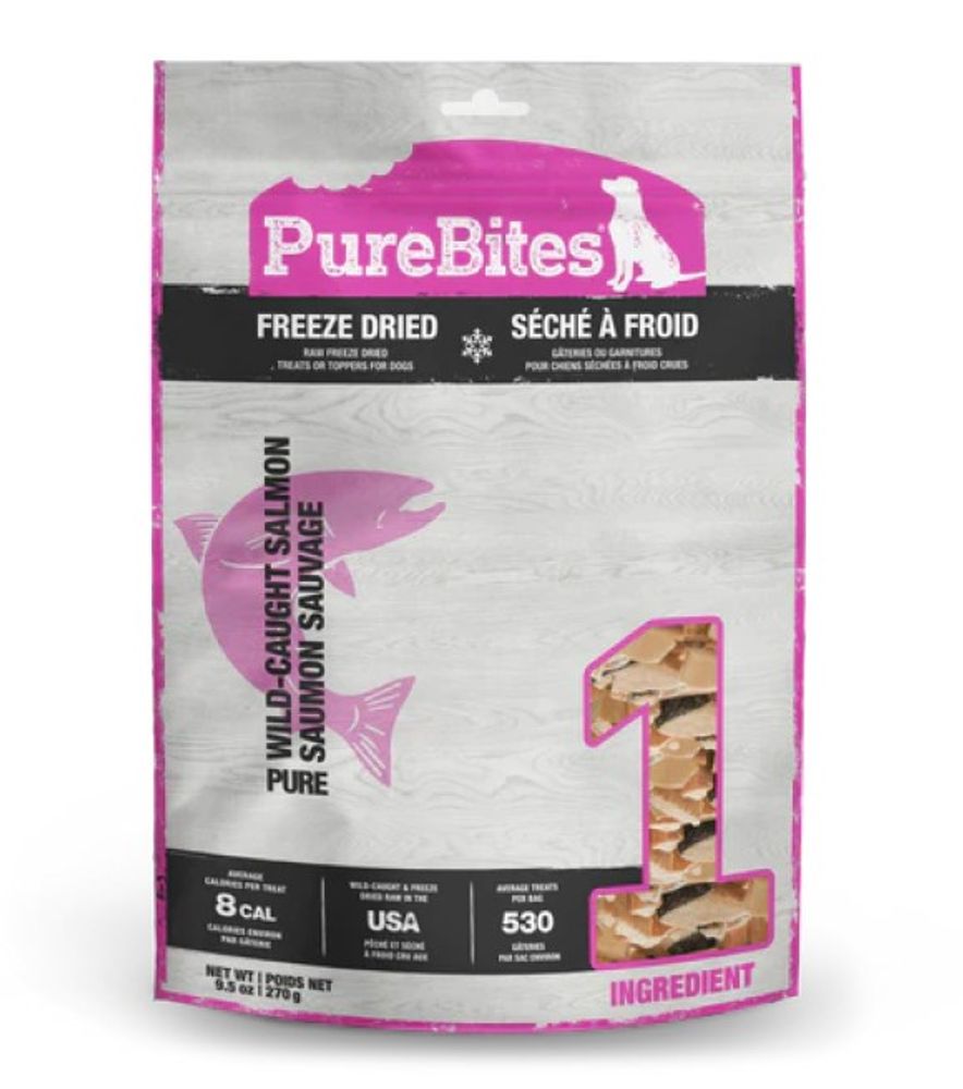PureBites, Salmon Freeze Dried Dog Treats, 9.5 oz