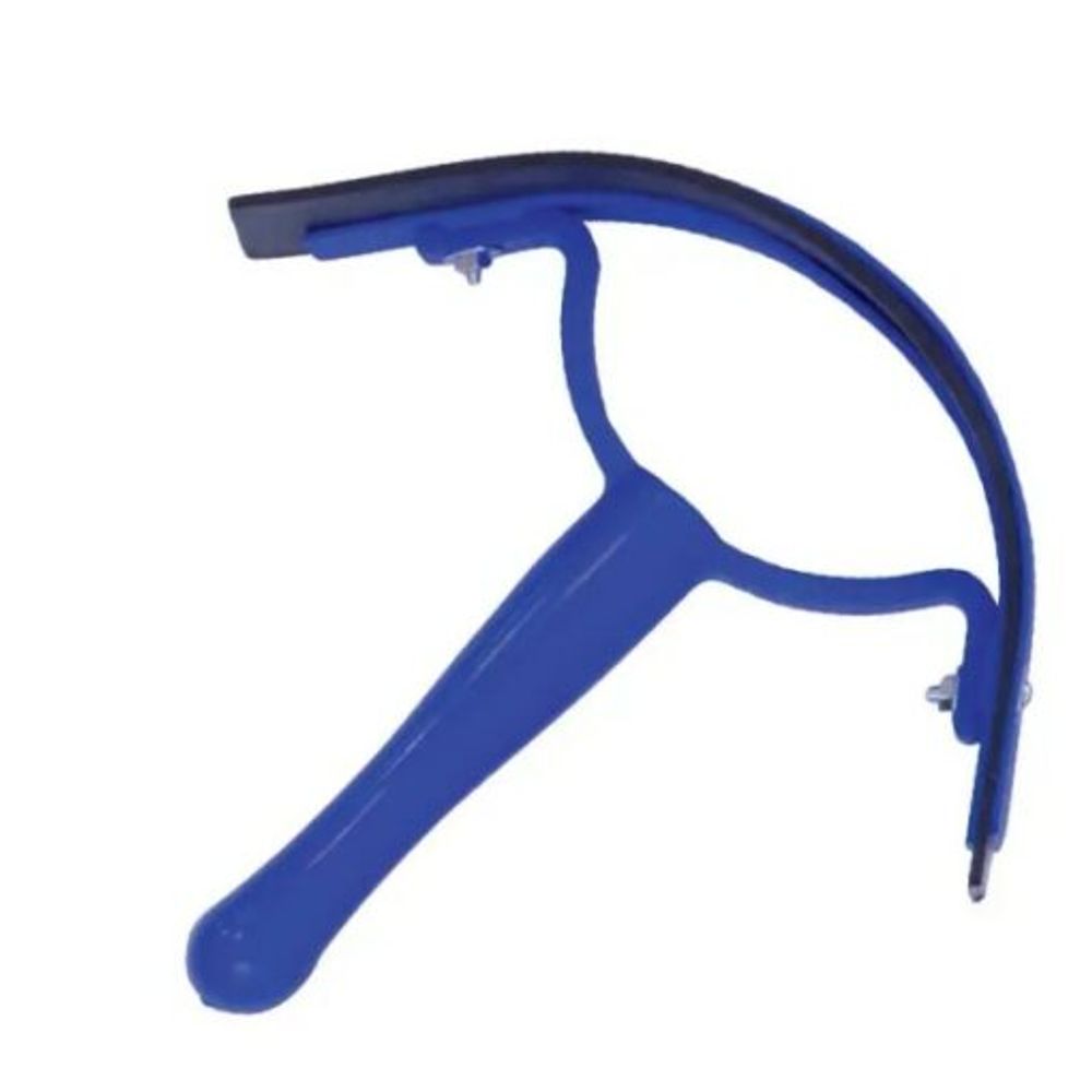 Partrade, Plastic Half Moon Sweat Scrapper with Rubber Blade