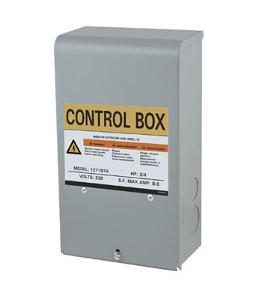 Flint & Walling Control Box for Star G-Series Submersible Pumps, .75 HP, 230V