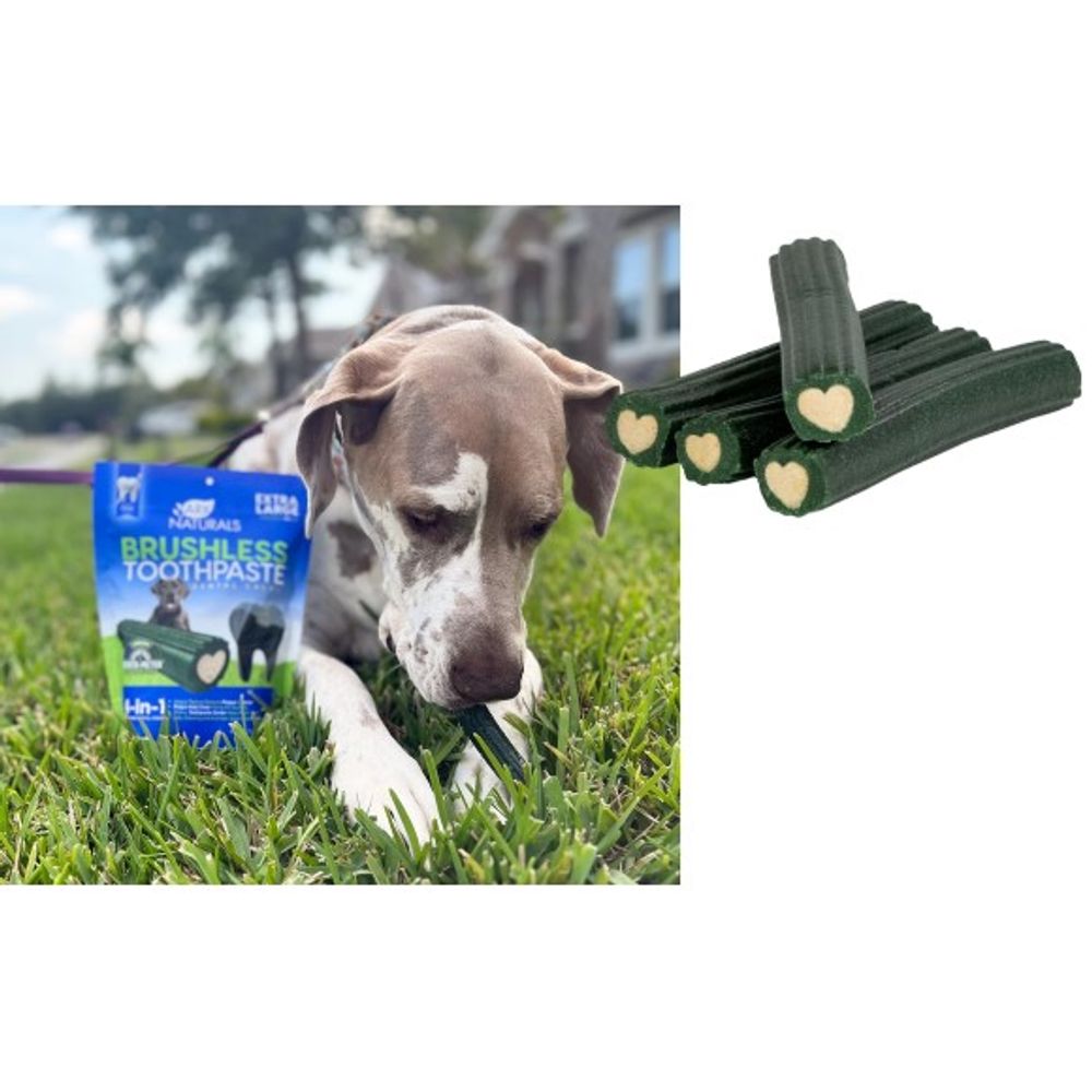 Ark Naturals, XL Brushless Toothpaste Dog Dental Chews, 24 oz