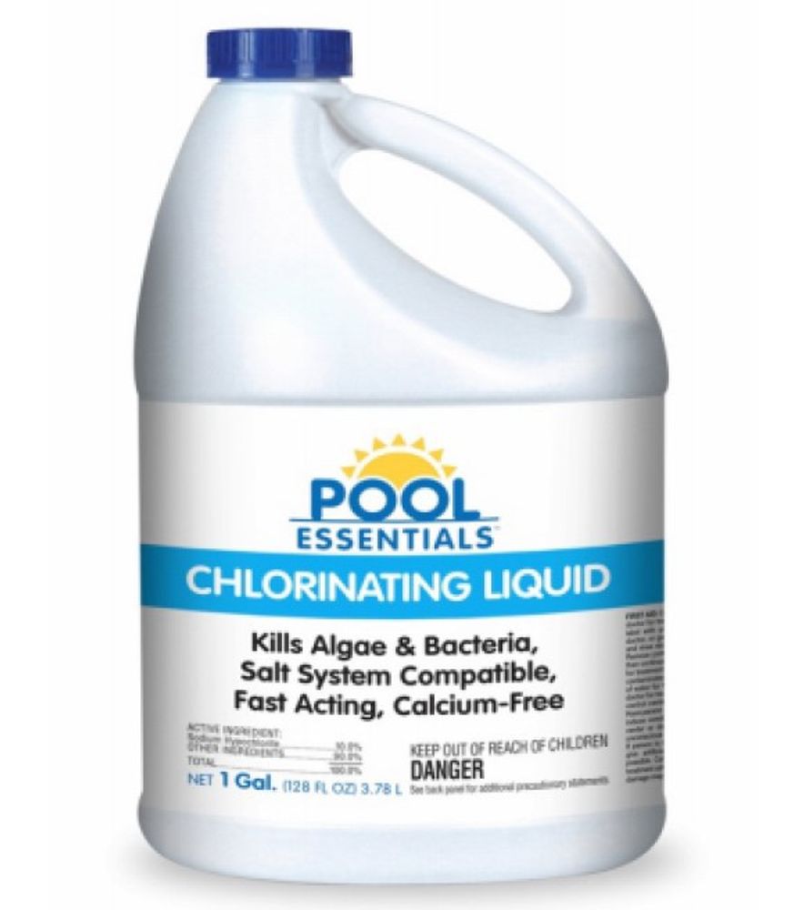 Pool Essentials, Chlorinating Liquid Pool Disinfectant Shock, 1 gal