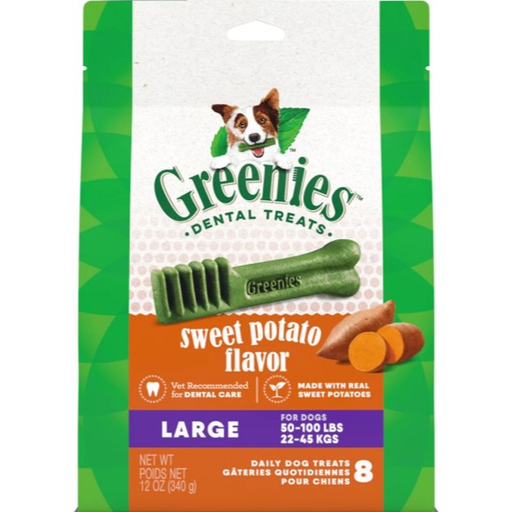 Greenies, Sweet Potato Flavored Dog Dental Treats, 12 oz