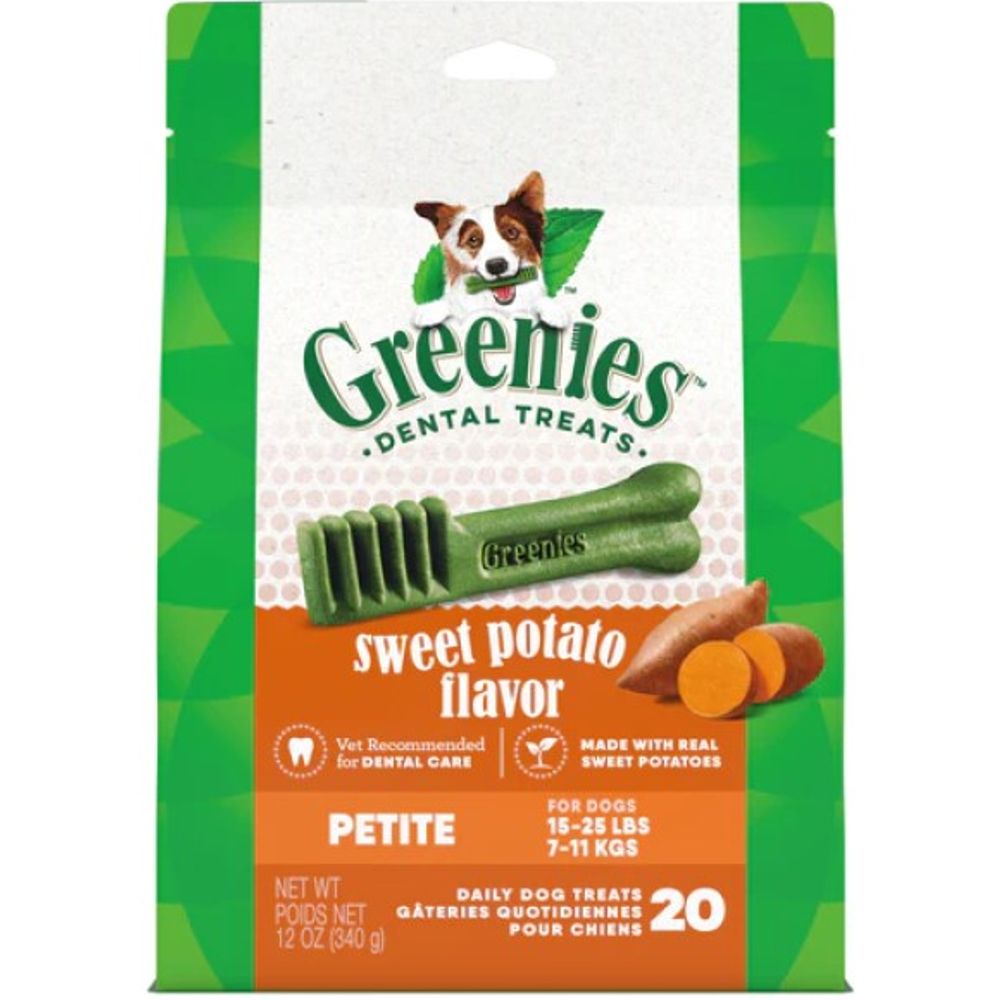 Greenies, Sweet Potato Flavored Dog Dental Treats, 12 oz