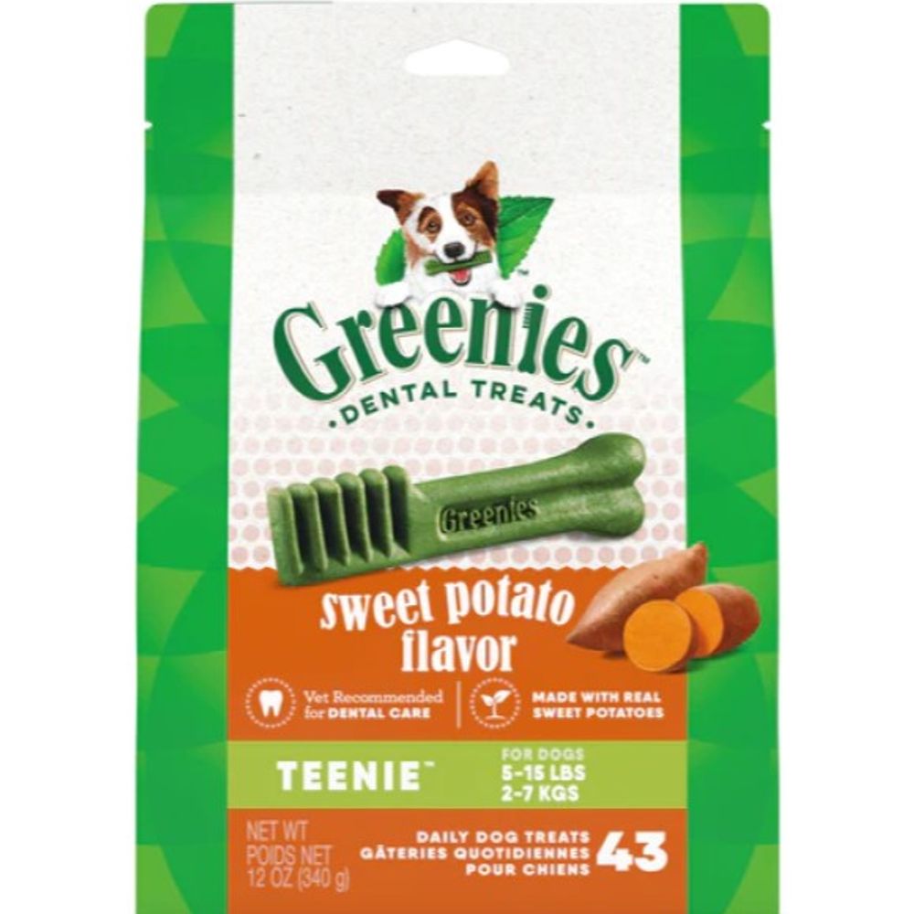 Greenies, Sweet Potato Flavored Dog Dental Treats, 12 oz