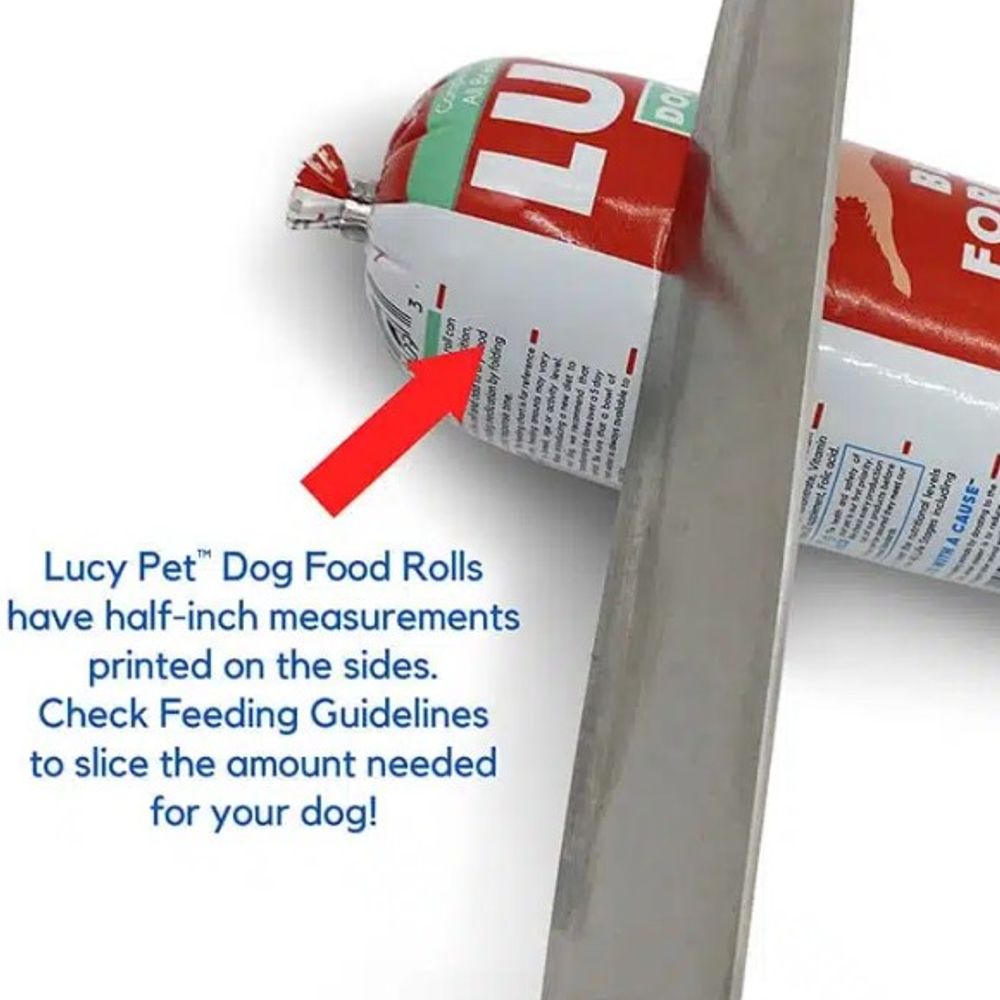 Lucy Pet, Beef Formula Dog Food Roll, 1 lb