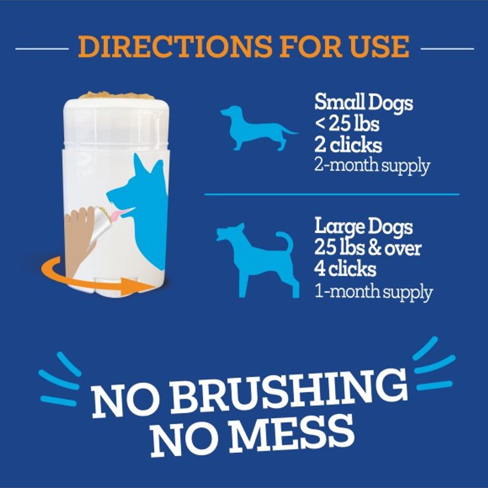 Vetality, Chicken Flavor Brush Free Twist & Lick Oral Gel for Dogs