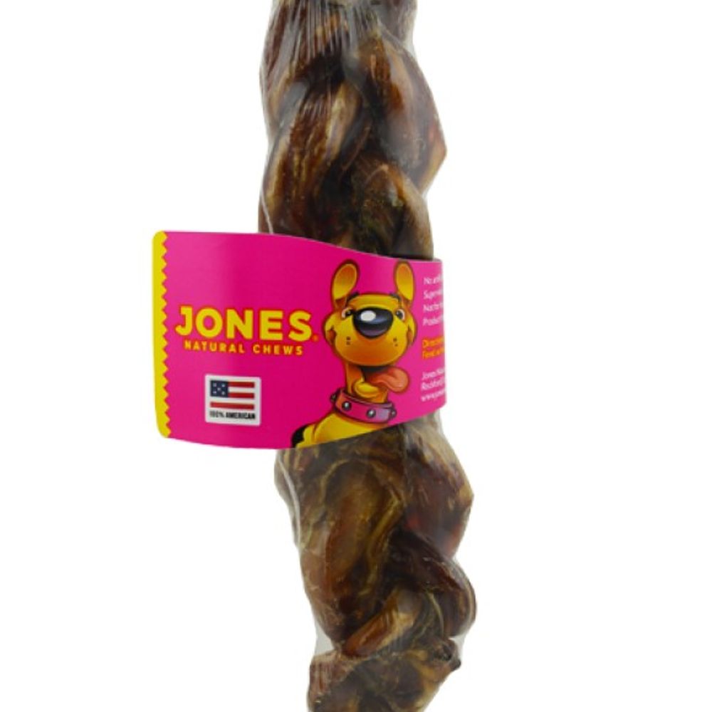 Jones, Large Beef Braided Dog Treat 
