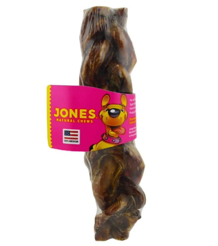Jones, Large Beef Braided Dog Treat