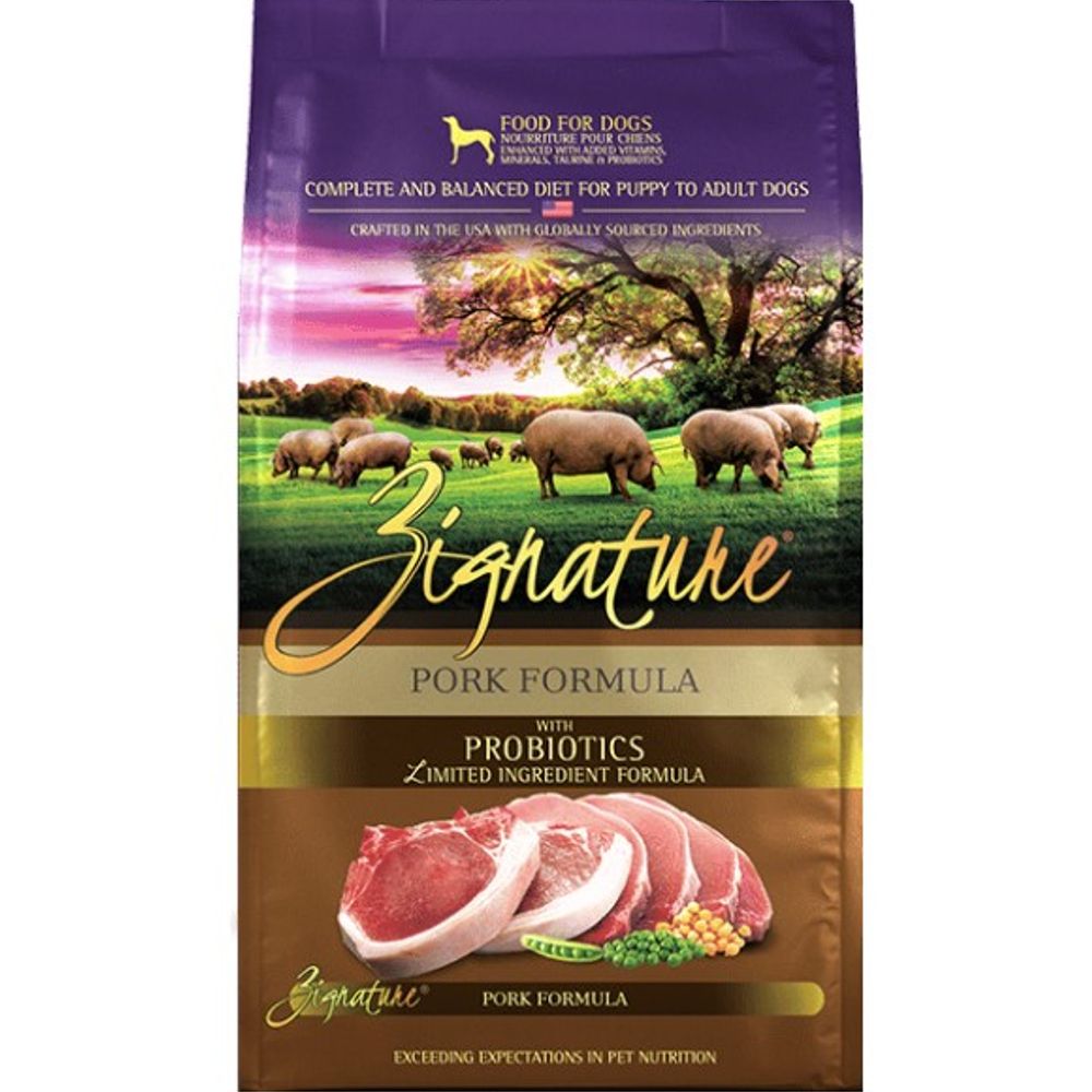 Zignature, Pork Formula Dog Food