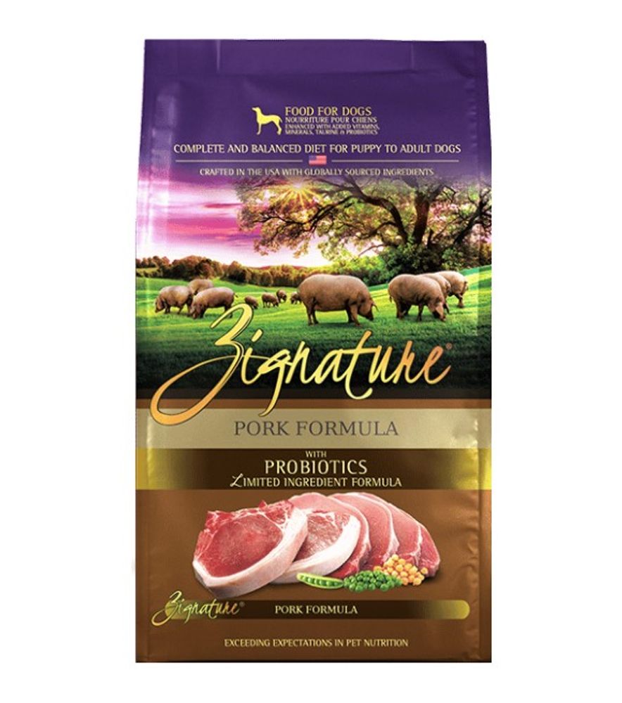 Zignature, Pork Formula Dog Food